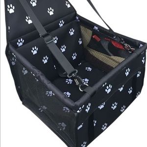 Portable pet dog booster car seat